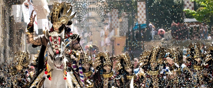  ALCOY (Alicante) Moors and Christians Fiestas 2016, 22nd to the 24th of April.