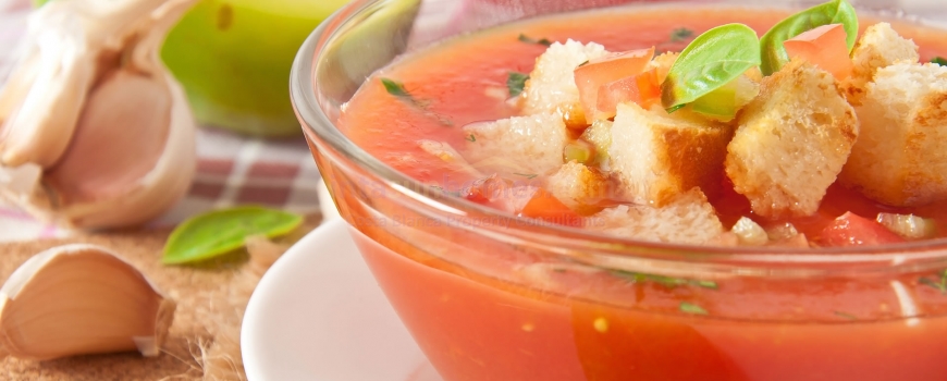 Gazpacho Andaluz Made Easy. A Delicious Summertime Soup!