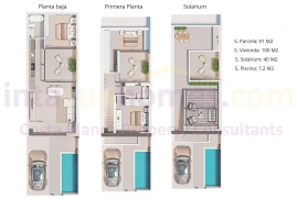 Nieuwbouw - Townhouse / Semi-detached - San Pedro del Pinatar - Pueblo