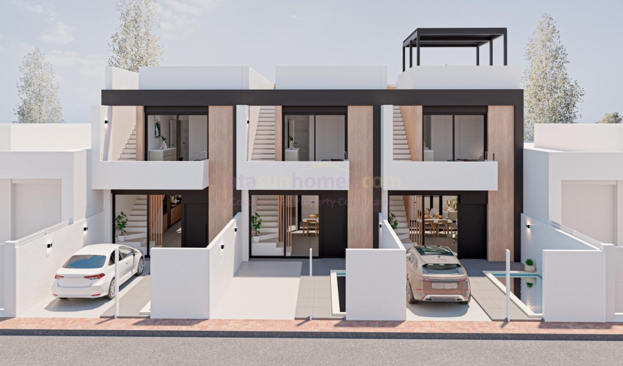 Nieuwbouw - Townhouse / Semi-detached - San Pedro del Pinatar - Pueblo